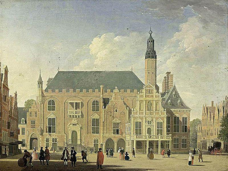 view of the Town Hall, Jan ten Compe